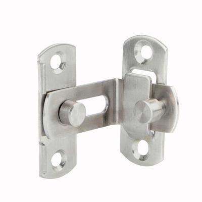 Door Bolt Hasp Sliding Lock Stainless Steel 3 Inch