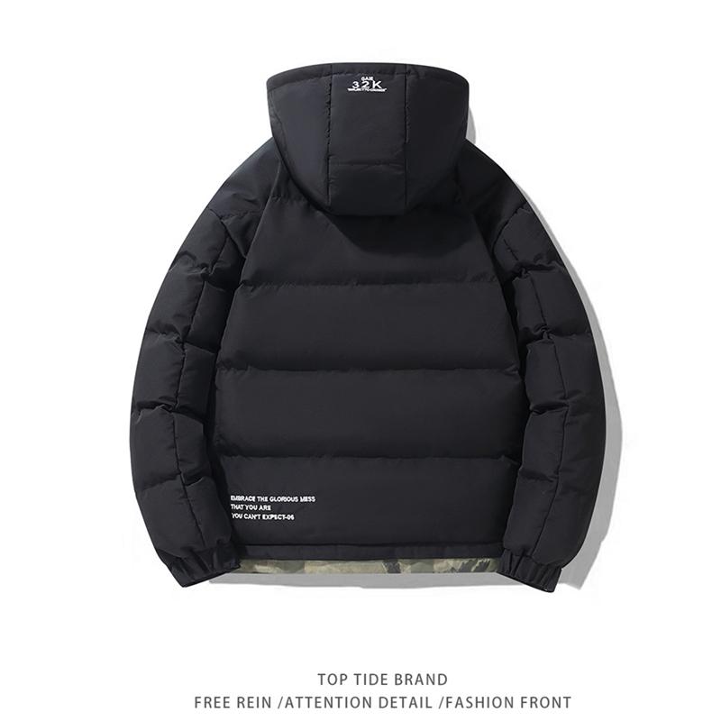 Hohe Qualität Winter Neu Kommen Dicke Warme 3 Farben Gepolsterte Jacke Männer Übergroße Streetwear Füllung Jacke Trendy Männer Mantel