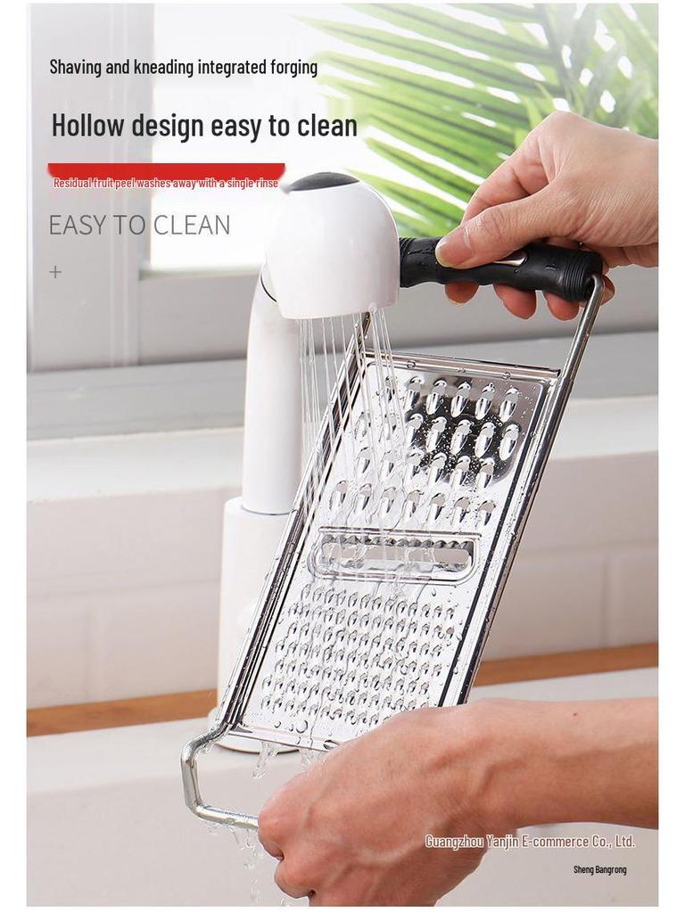Stainless Steel Grater for Ginger, Potato, Fruit Puree, Baby Food, and Household Use