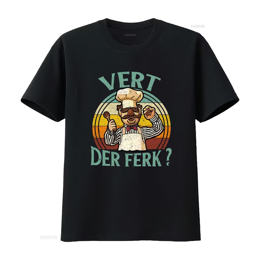 Swedish Chef Retro Design T Shirt for Men S 5XL Fast Shipping vintage Washed Comfortable Versatile Stretched