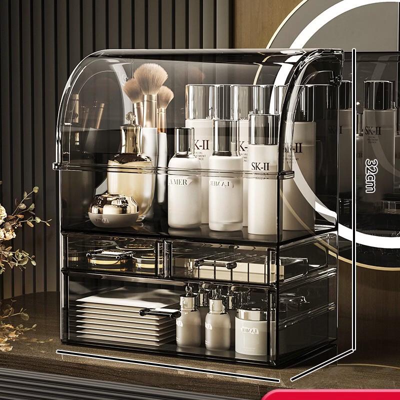 Handun Dustproof Acrylic Cosmetic Storage Organizer