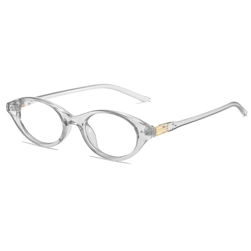 Women's Korean Style Cat Eye Small Round Blue Light Blocking Glasses Fake Myopia Eyeglasses