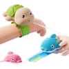 Bracelet Style Turtle Squirt Toy Squirt Function Dolphin Press Type Toy Wrist Water Toy  Bath Time
