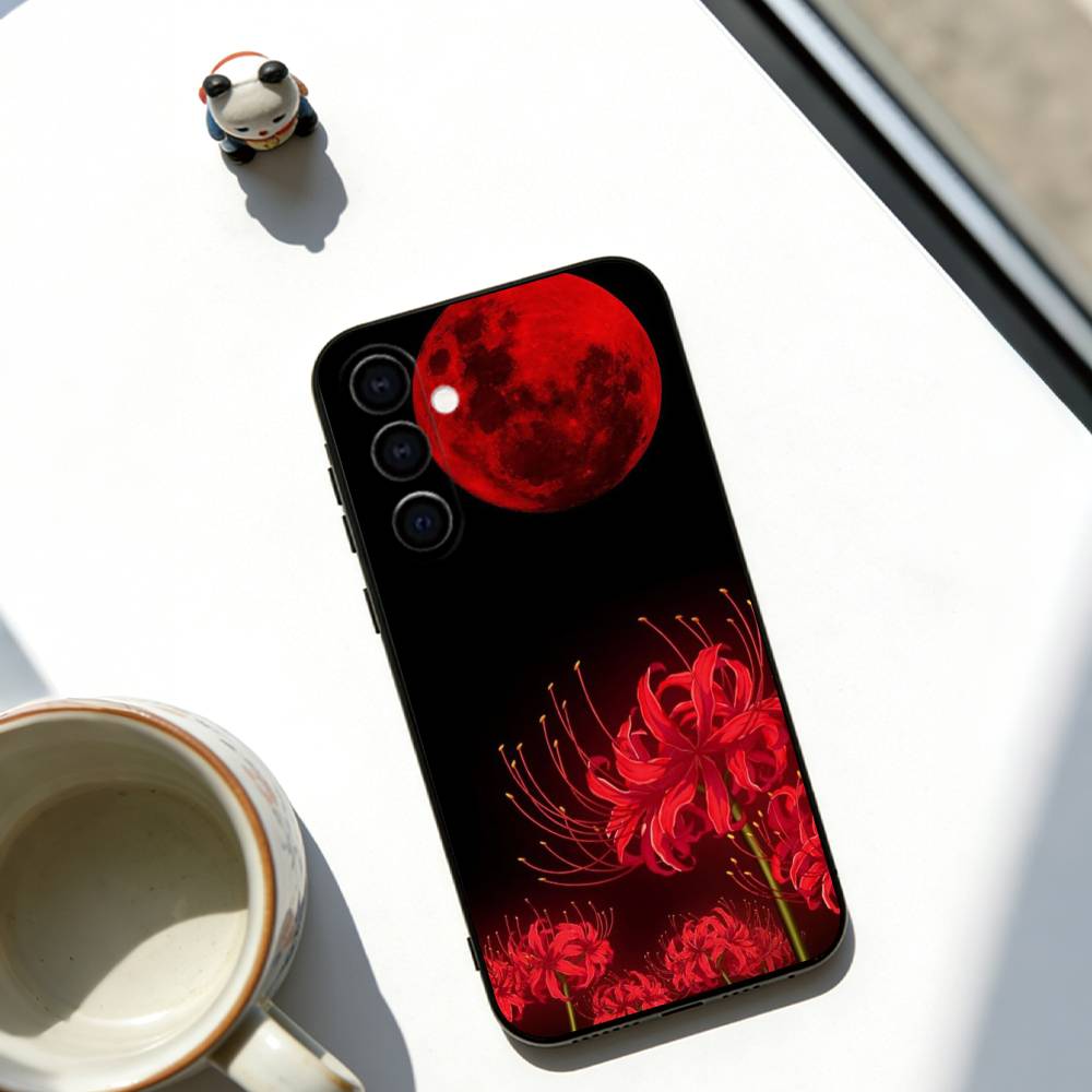Flower of Hell Phone Case For Samsung Galaxy A73,A72,A71,A70,A53,A52,A51,Others Soft Black Cover