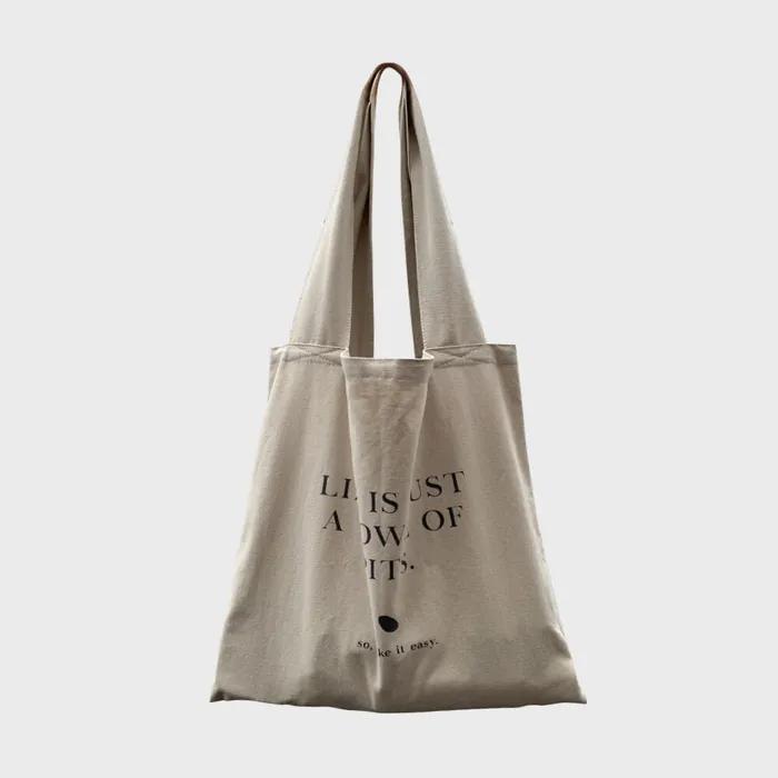 Apricot Seed Eco Bag_Soy Milk Beige