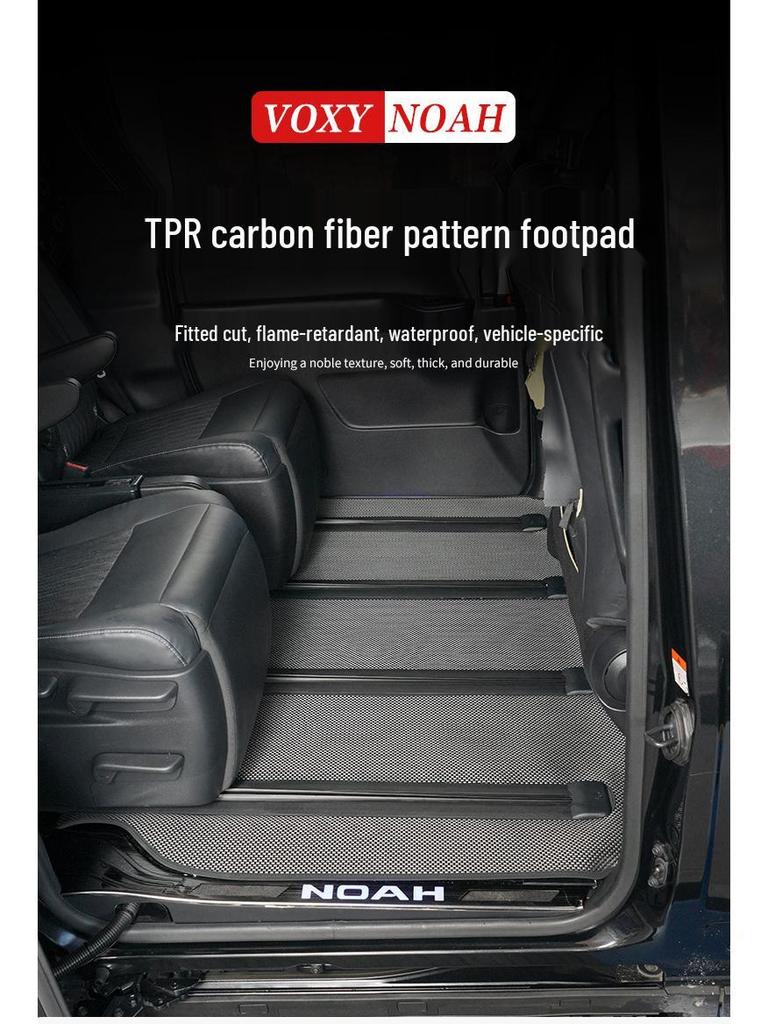 Flame Retardant Anti-Slip Eco-Friendly TPR Floor Mats for Noah Voxy 90 Series Hybrid