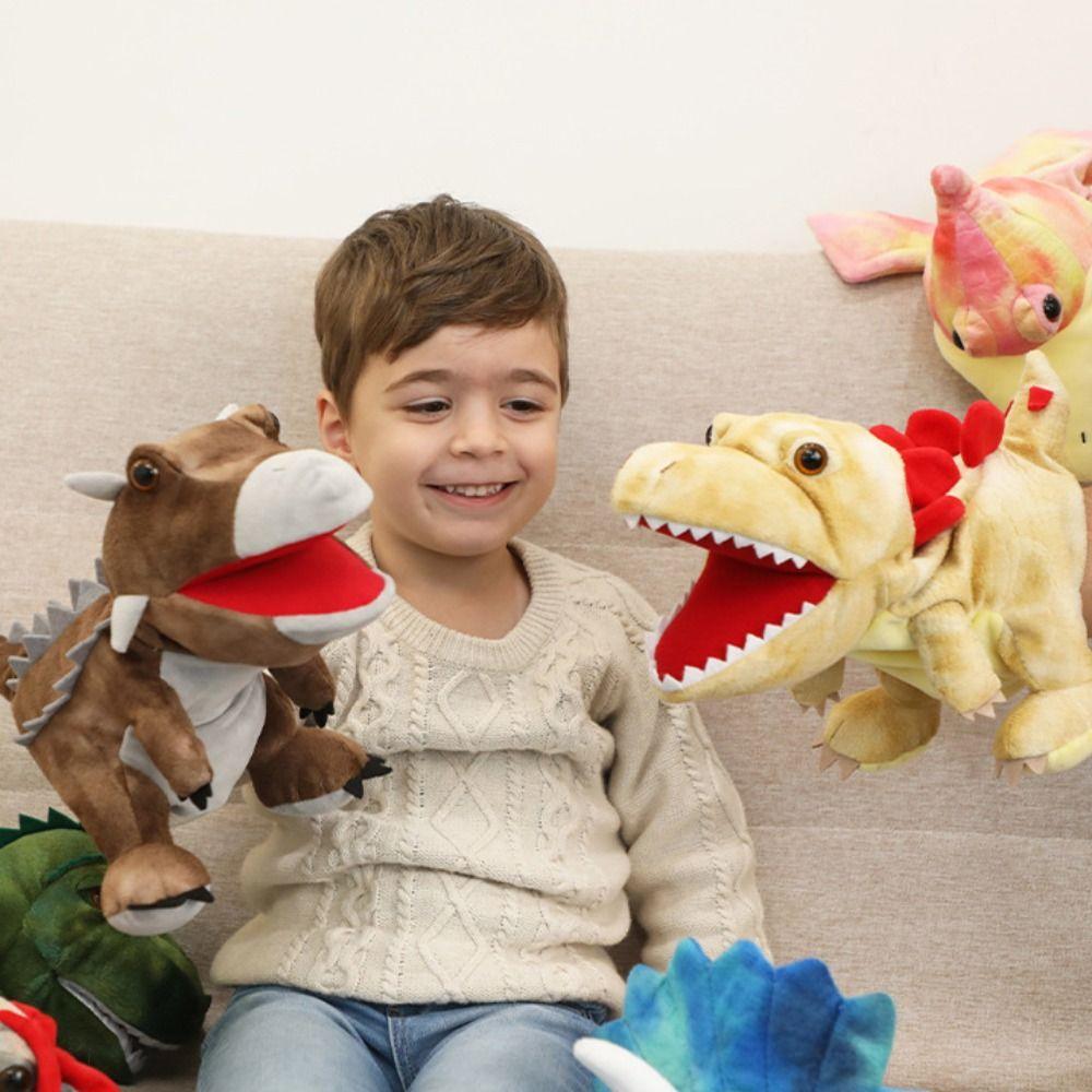 Plush Dinosaur Hand Puppets Plush Dino Hand Puppet Dinosaur Hand Puppet Tyrannosaurus Rex Plush Toy