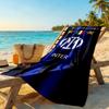 Inter Milan Customize Your Name Beach Towel High Absorbency & Quick-Dry