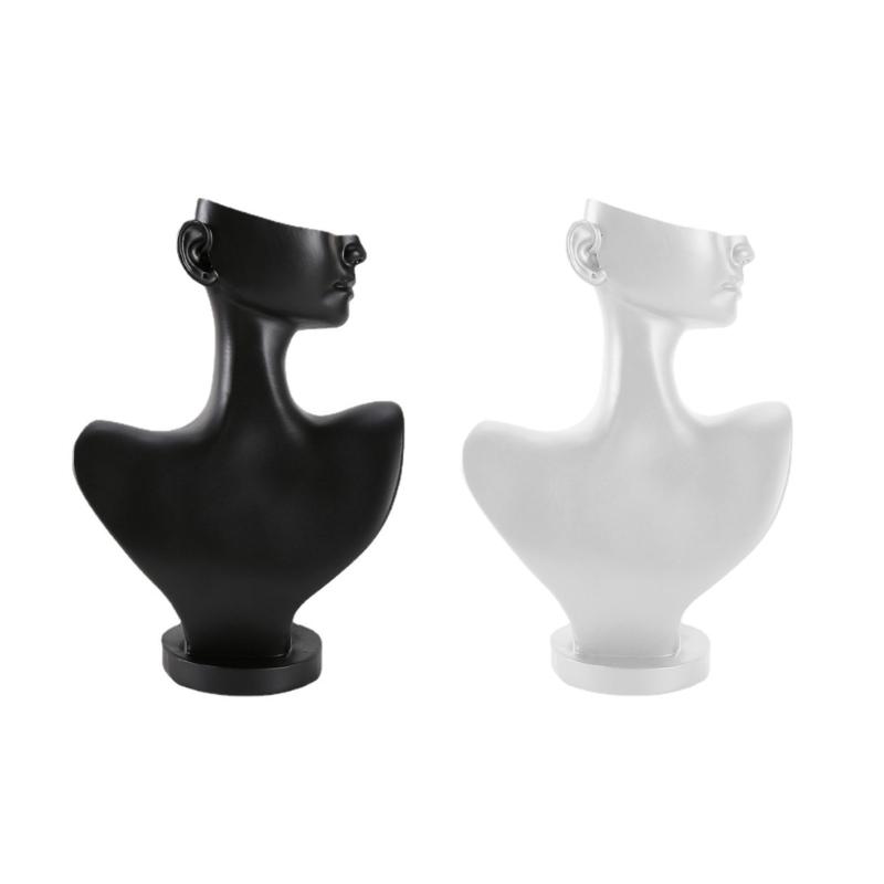 Mannequin Earring Stand Holder Organizer Resin Jewelry Display Stand for Boutique, Retail, Small Business, Trade Show