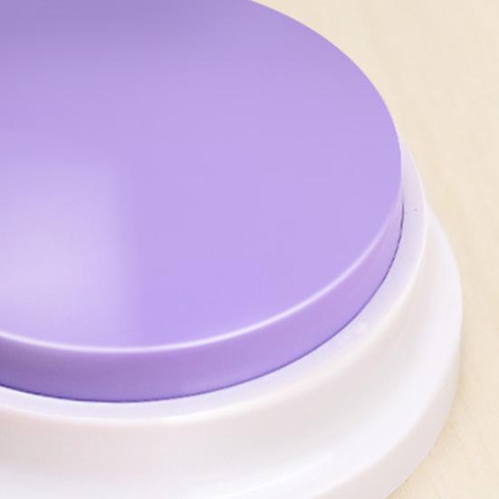 Pulsante per Addestramento Cani Pulsante Registrazione Vocale Buzzer per Addestramento Animali Domestici Registrazione e Riproduzione Seconda Volta Pulsante di Comunicazione Interattiva per Gatti e Cani