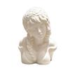 Statua Busto di Ragazza, Statuetta Testa di Ragazza Stampata in 3D con Occhi Chiusi per Casa, Soggiorno, Camera da Letto, Scaffale, Scrivania
