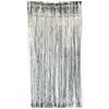 2-meter-long bright rain-like silk curtain with golden tassels - birthday party decoration items for wedding stage background setup