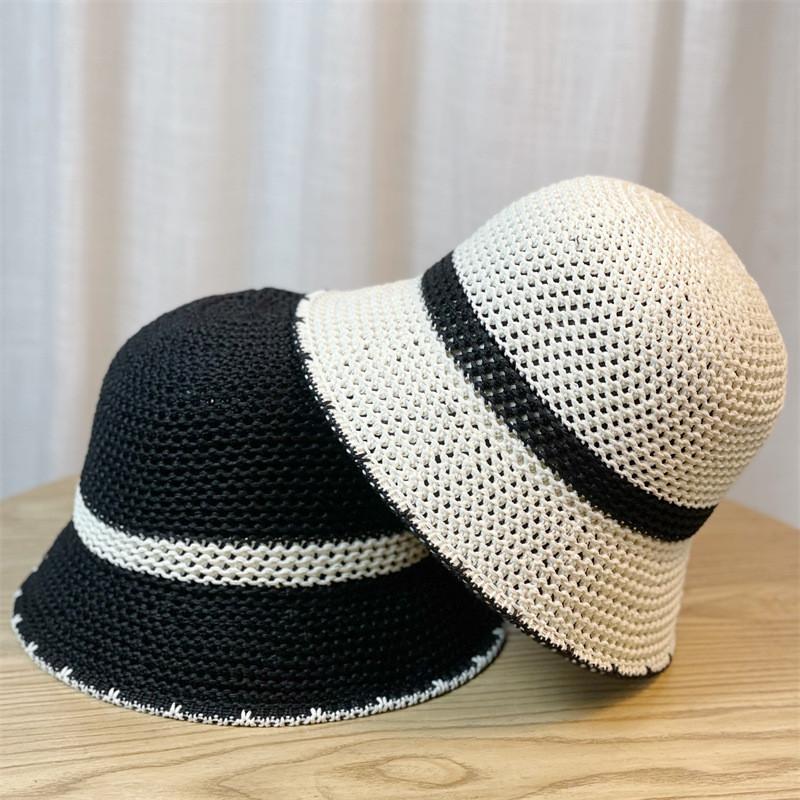 Fashionable Round Top Wide Brim Fisherman Hat For Women Ideal For Sun Protection And Breathability