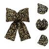 Bow Christmas Tree Decoration Wreath Bow Xmas Decor Craft Supplies For Front Door