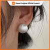 BF Club 925 Sterling Silver Earrings For Women Trendy Simple Shinning Ball Earring Jewerly Prevent Allergy Party Accessaries