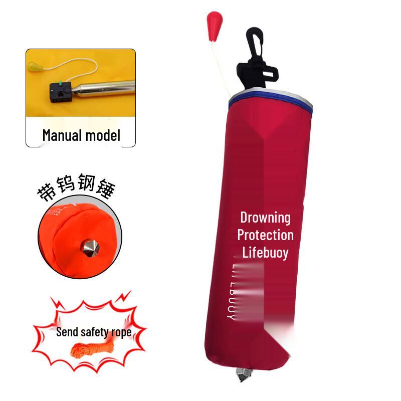 Jundingying Car Emergency Inflatable Lifebuoy with Window Breaker