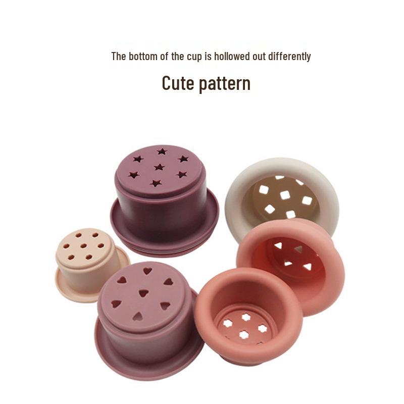 Interactive Silicone Stacking Toy for Children Ages 0-3