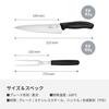 VICTORINOX Carving 2 Knife and Fork Convenient for Grilling BBQ and Dishwasher Swiss Classic Set, Set, Black, Steaks, Safe, 6.7133.2G
