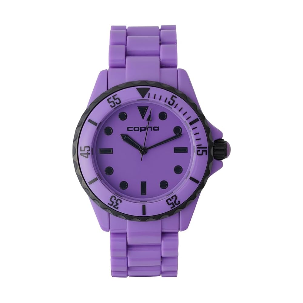 COPHA SWAGGER Unisex Watch, Limited Edition, Diver s Design, Lightweight, Durable, Highly Visible, Quartz Movement, Officially Imported, Purple