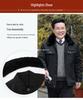 Men's Thick Warm Fleece-Lined Jacket, Short Cotton-Padded Coat for Autumn/Winter, Ideal for Middle-Aged and Elderly Dads.