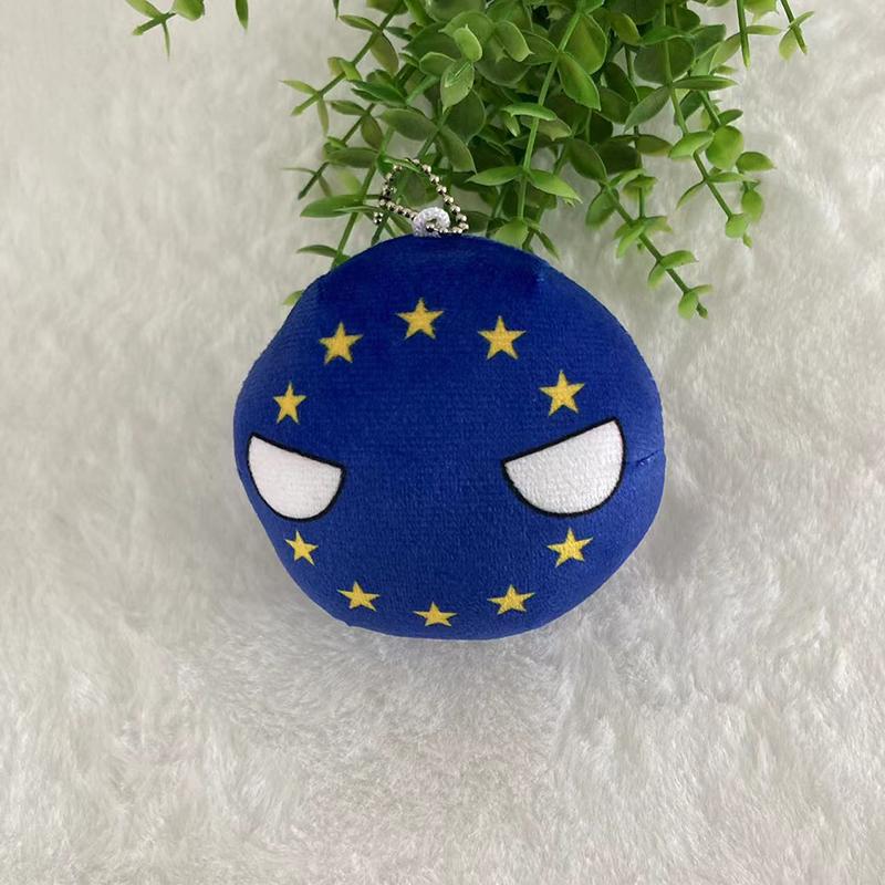 Julegaver Country Ball Plysjdyr 10Cm Polandball Anheng Landsflagg Kuler Countryball Kosedukke