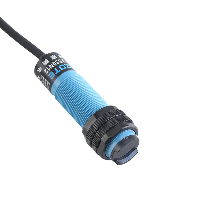 Zongteng E3F-DS30N12 DC NPN Infrared Sensor, 6-36V Diffuse Reflective Photoelectric Switch.