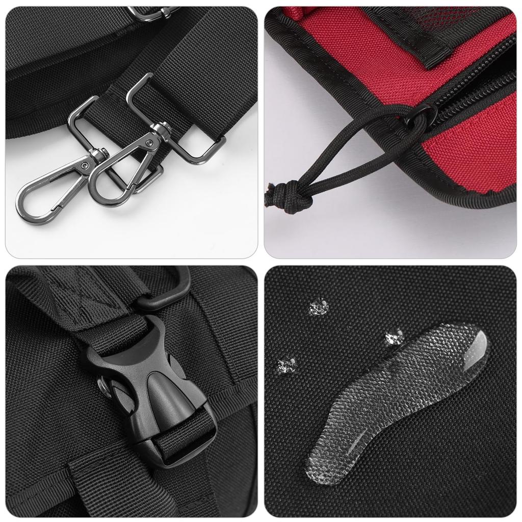 Koolertron Tool Multifunctional Roll Tool 4 1000D Oxford Tool Tool Tool Peg Peg Holds Up To 32cm In Tool Highly Durable Material Bag, Bag, Pockets,