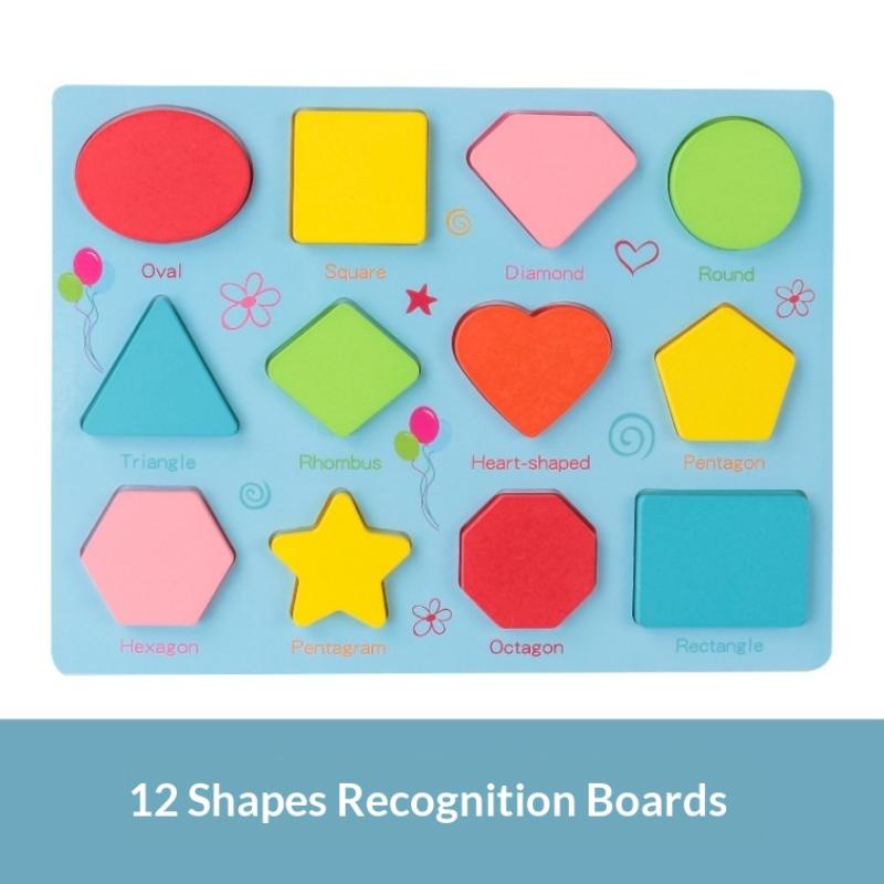 Wooden Puzzles For Toddlers Alphabet & Number Matching Games Montessori Learning Toys For Early Educational