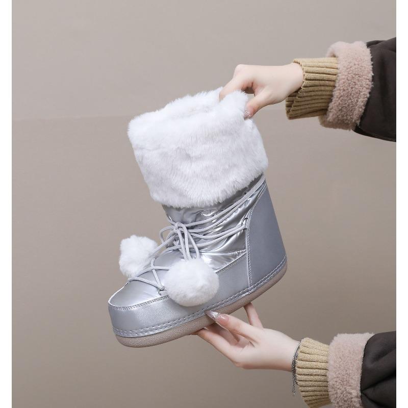 Public version Mao Mao moon boots winter waterproof, non-slip and warm space boots cute snow boots women