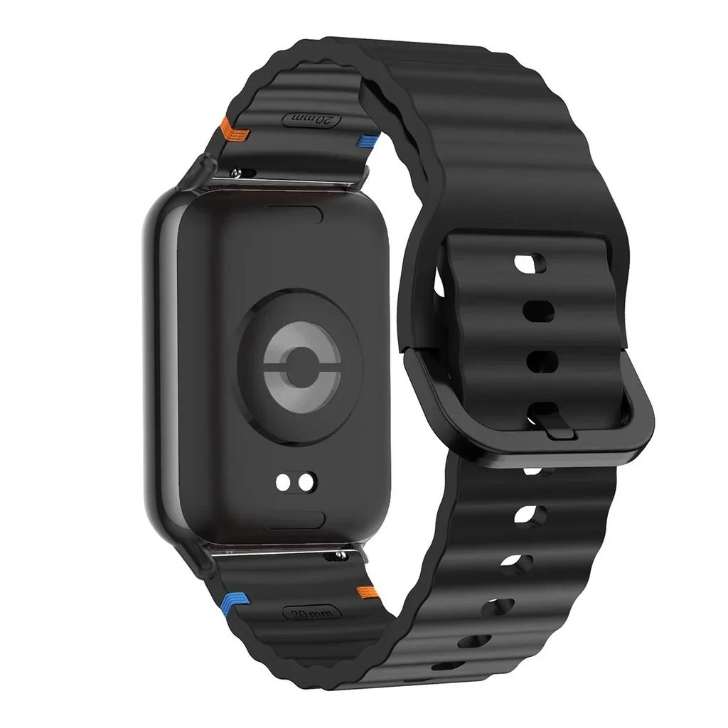 Silikonarmband für Redmi Watch 5/4 Armband Ersatz Atmungsaktives Handgelenk Sportband Correa für Mi Band 9/8pro Weiches Armband