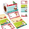 Christmas Self-adhesive Stickers Rolled Self-adhesive Decorative Envelopes Gifts Christmas Labels Holiday Atmosphere Supplies