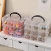 Stackable Covered Storage Containers, Jewelry, Accessories, Toys, Sewing Supplies, Tape Storage Boxes, Snap On Tray Containers