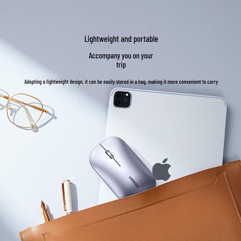 UGREEN Slim Dual-Mode Silent Rechargeable Wireless Mouse