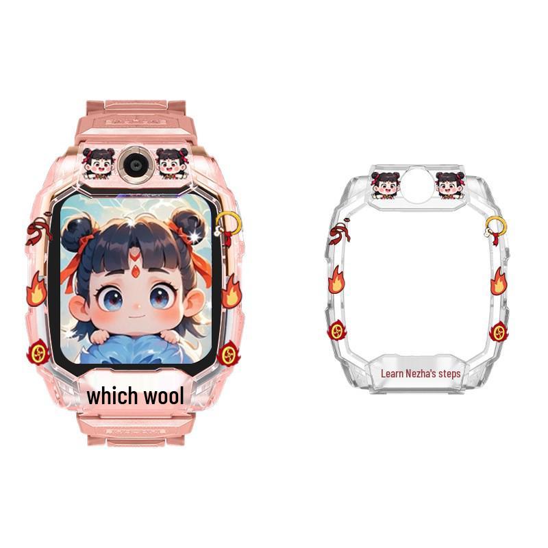 Nezha Ao Bing Transparent Cartoon Protective Case for Xiaotiancai Phone Watch Z11/Z10/Z9/Z8A
