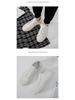 2023 Men's Trendy Low-Top Genuine Leather Sneakers, Korean Style, Breathable White Casual Shoes