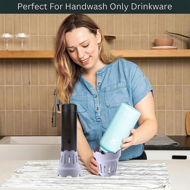 Silicone Water Cup Drying Rack Water Control Rack Is Suitable for Quick and Natural Air Drying of Wine Glasses, Water Glasses and Drinking Utensils