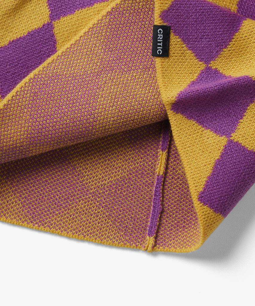 CRITIC Checker Board Beanie Orange