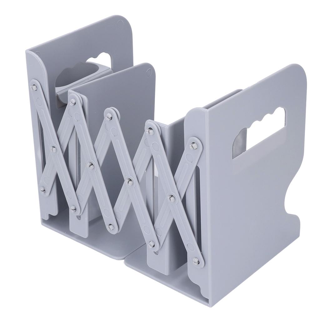 Extendable Bookend Non Skid PP Heavy Duty Decorative Adjustable Book Shelf Holder for Desk with