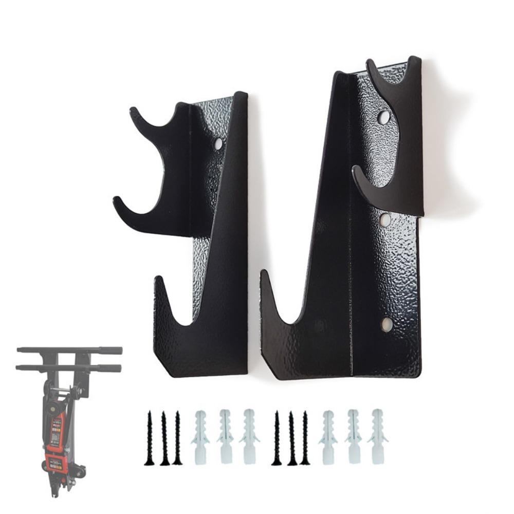 2pcs Double Hook Design Jack Storage Rack Universal Bracket Hydraulic Jack Stand  Car Truck
