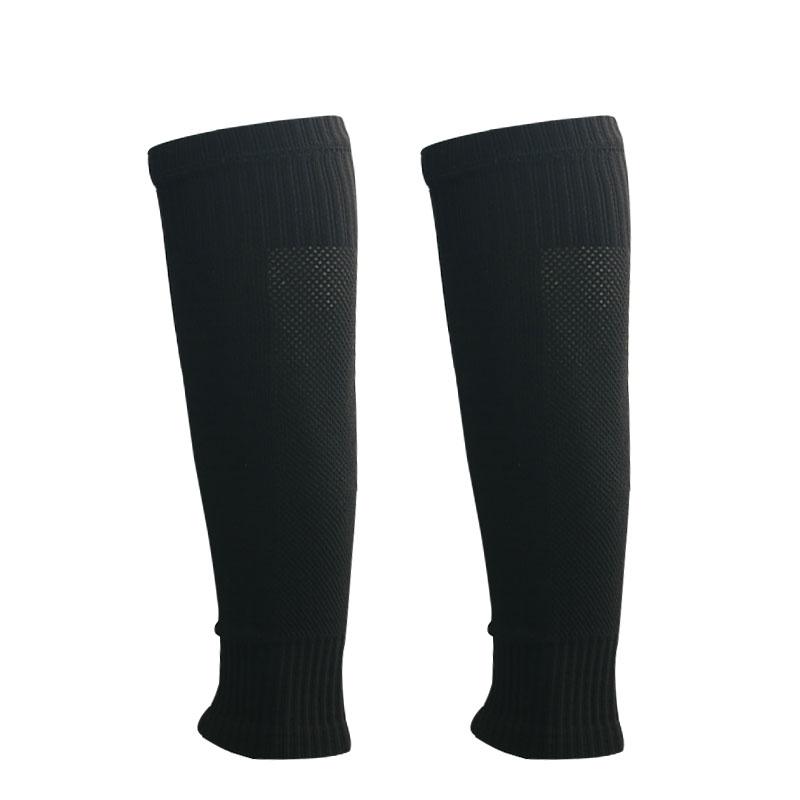 

1 Pair Football Sock Breathable Without Feet Socks Professional Shin Guards Fixed Leg Warmers Foot Package To Protect The Calf