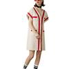 Short Sleeved Dress Women's Beige 756476-ZAOB3-9791