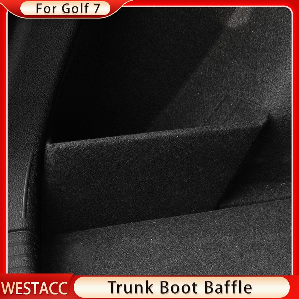 Car Trunk Boot Baffle For Volkswagen VW Golf 7.5 MK7.5 2017 - Trunk PartitionTail Box Storage Baffle