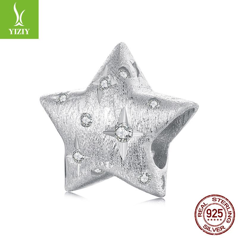 925 Sterling Silver Shining Heart Beads, Love Tree Of Life Diy Bracelet Accessories Valentine'S Day Series