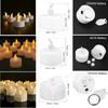 Battery Operated Flameless Tea Lights Led Flickering Electric Votive Candle  Realistic Bright for Seasonal Festive Celebrations