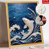 5D DIY Perlenkunst-Set Koi-Fisch-Thema Dekoration. Wanddekoration Wohnzimmer