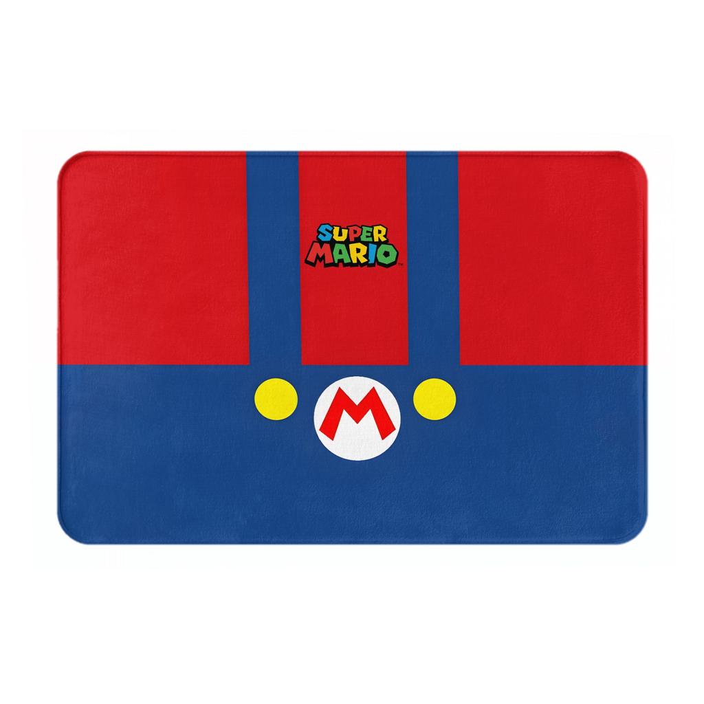 Cartoon Super Mushroom Marios Doormat Anti-Slip Bathroom Kitchen Mat Living Room Floor Door Entrance Carpet Rug