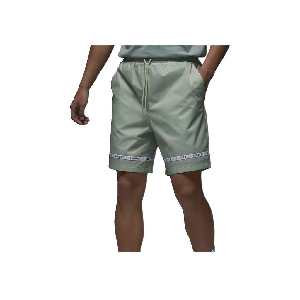 Jordan Breathable Mid-Waist Athletic Shorts Men Bottoms Gray Green DX9692-321