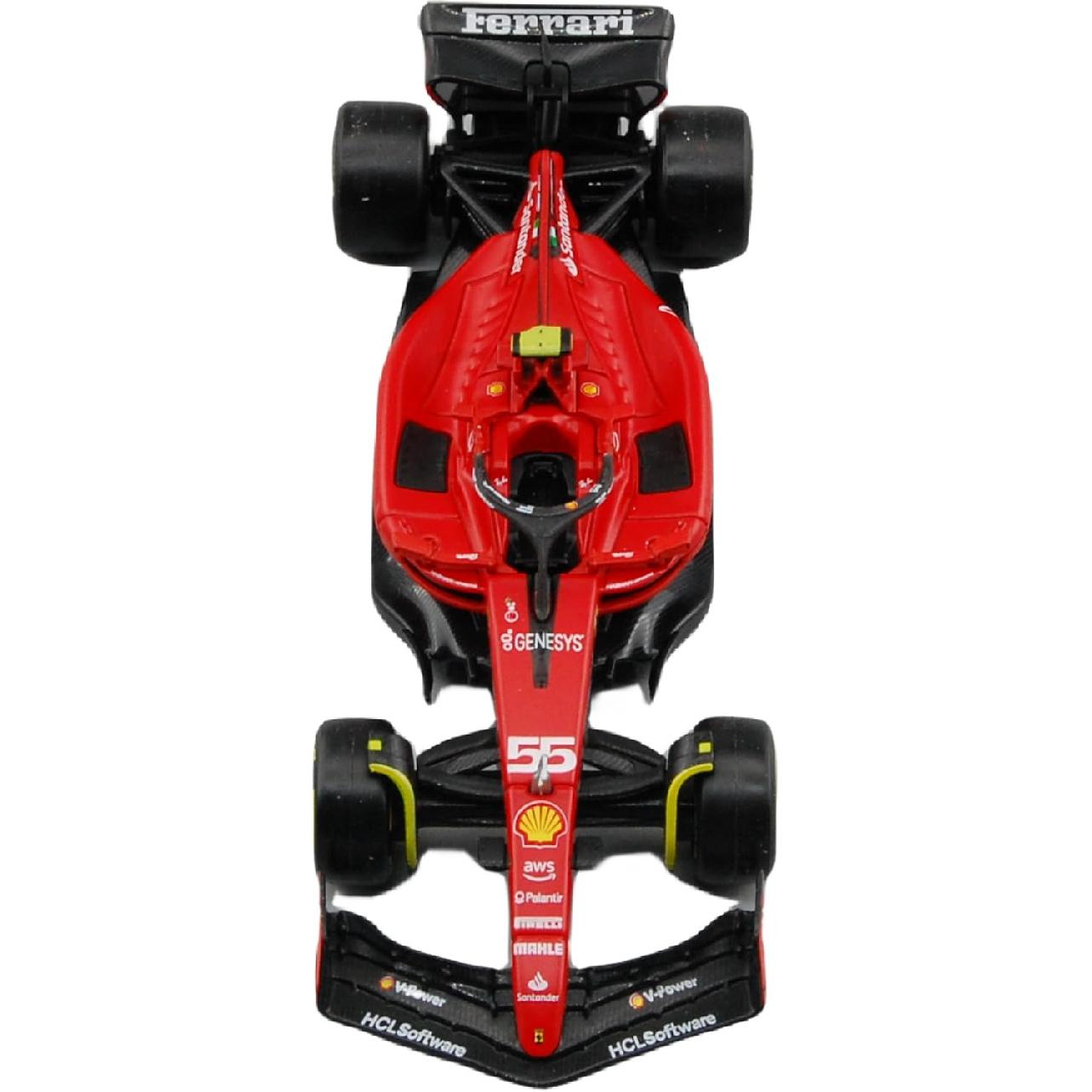 Bburago 1/43 2023 SF23 F1#55 Carlos Sainz Diecast Model Car 36836