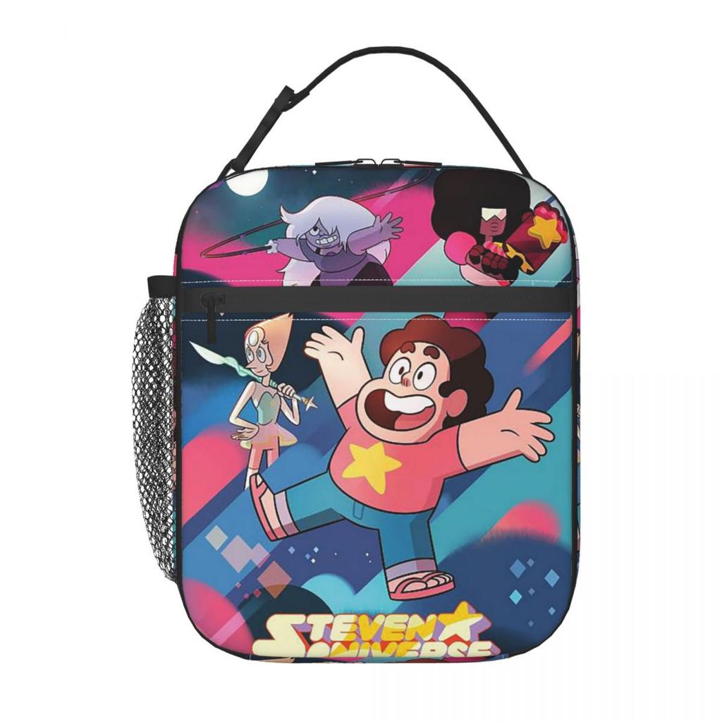 Steven Universe Anime Insulated Lunch Bag for Kids School Cooler Thermal Food Box Tote Leakproof Lunch Boxes Container