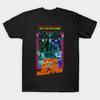 Camiseta Preta Estampada Masculina What We Do In The Shadows Estampa em Papel de Transferência Sem Recorte Algodão Camiseta